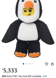 Lego Minifigure Penguin Boy 7" Plush Character