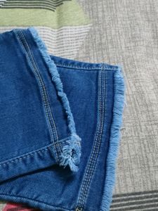 Blue Denim Capri