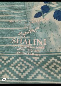 Beautiful Blue Floral Saree