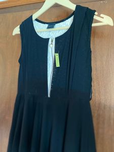 Chic Asymmetrical Black Dress