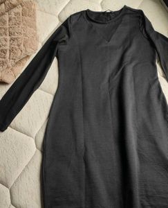 Ribbed Bodycon Black One Piece🆕