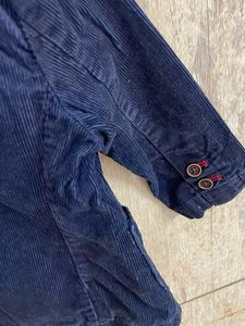 Boys Navy Blue Corduroy Blazer