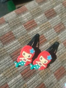 Cute Hair Clips and Necklace Set