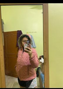 Blush Pink Puffer Jacket