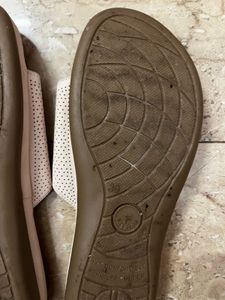 Stylish Perforated Buckle Slip-On Sandals