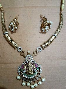 Exquisite Indian Kundan Necklace Set