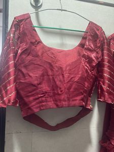 Stunning Maroon Lehenga Set