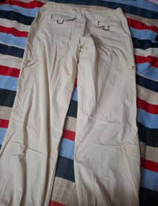 Beige Cargo Pants