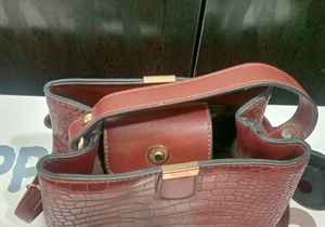 Brown Hand+ Sling Bags