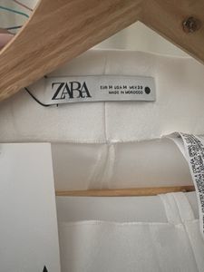 Zara brand new White Wide Leg Pants