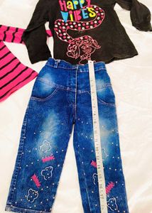Combo Of Beautiful Tops With Pant