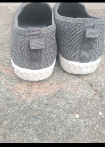 Comfortable Grey Slip-On Shoes