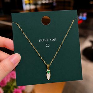 y2k Carrot Pendant Necklace