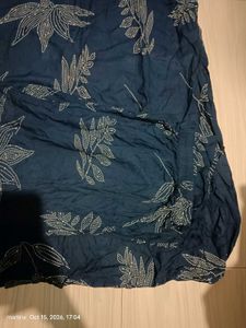 Stylish Blue Printed Kurta Set