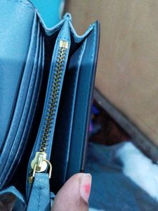 The Bridge Teal Leather Wallet