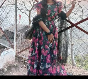 Floral Print lehnga set