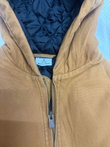 Carhartt Brown Lined Hooded Jacket