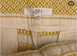 Yellow Striped Shorts