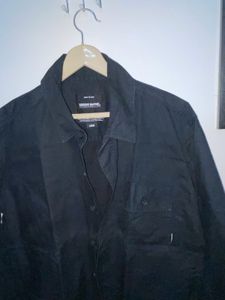 Men's Black Long Sleeve Shirt