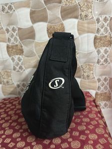 Spalding Black Messenger Bag