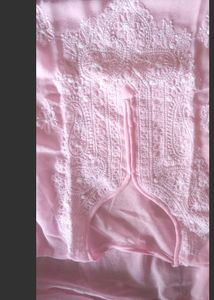 Georgette Chikankari Gharara Set