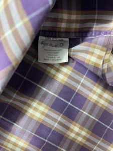 Burberry Plaid Button-Up Shirt