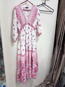 Boho Floral Print Maxi Dress