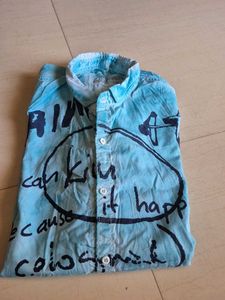 Tie n Dye Graphic Print Men's Shirt