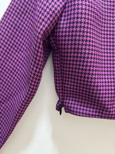 Zara Cropped Tie-Front Top