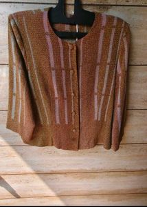 Brown top cum coat