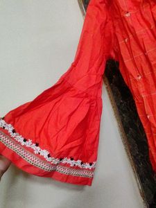 Elegant Red Kurta