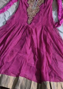 Beautiful Pink Ethnic Gown