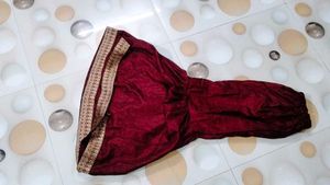 Maroon garara suit without dupatta