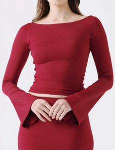 Nefs finds Chic Bell Sleeve Crop Top