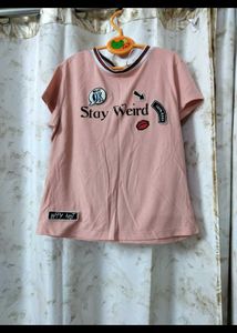 Pink Graphic T-Shirt