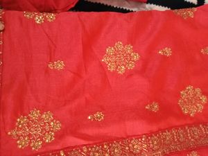 Beutiful ♥️ Rose 🌹 Pink Saree With Blouse