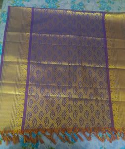 Elegant Blue Paisley Dupatta
