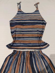 Striped 2-Piece Co-ord Set