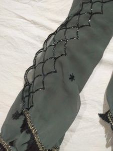 Elegant Beaded Scarf