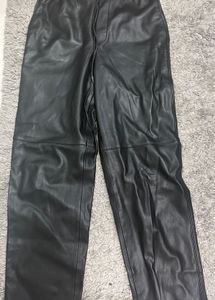 mango Faux Leather Pants