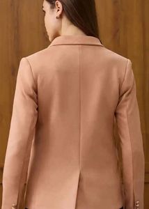 Peach Suede Blazer