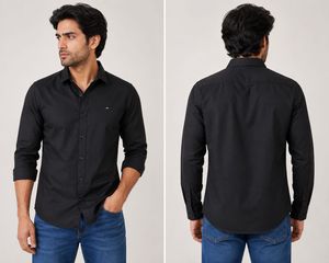 Classic Black Men's Shirt