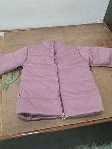 Pink Padded Winter Jacket