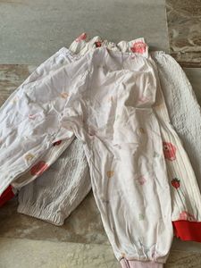 3 Baby Girl Pajama Pants Set