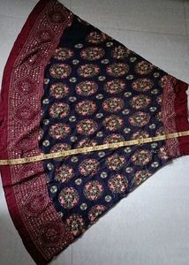 Vintage Patterned Navratri Choli