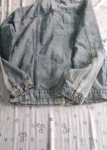 Light Wash Distressed Denim Jacket