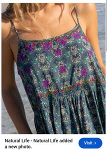Boho Print Midi Dress