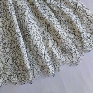 Elegant White Lace Dress🪞✨️🤍