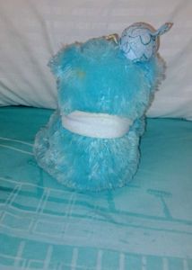 Adorable Blue Teddy Bear