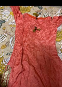 Elegant Ethnic Kurta Orangish Color